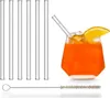 HALM Paille courte en verre droite 15 cm de long Voir les images du produit 3