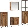 vidaXL Badkameraccessoireset, 4 stuks, gerecycled hout, Productafbeelding-voorbeeld 1