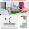 COSTWAY cucina per bambini in legno, cucina da gioco con Anteprima dell’immagine prodotto 7