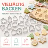 20-teiliges Ausstechformen Set – Weihnachts Keksausstecher Produktbild-Vorschau 3