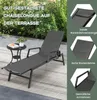 COSTWAY Sonnenliege Rattan bis 150kg, Gartenliege mit Produktbild-Vorschau 4