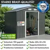 BRAST Gerätehaus Geräteschuppen Metall | 235x131x192 | Produktbild-Vorschau 8