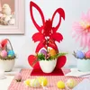 Osterhase aus Holz 37cm | Osterhasen Deko zum Hinstellen | Produktbild-Vorschau 6
