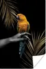 MuchoWow® Poster Grün - Papagei - Pflanzen 40x60 cm - Produktbild-Vorschau 1