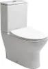 EUR Stand Kombi WC mit Spülkasten Toilette spülrandlos Produktbild-Vorschau 1