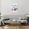 Bilder auf glas - Einteilig - Aquarell Surfbrett Palme Produktbild-Vorschau 6