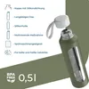 Bouteille en verre Wessper avec housse en silicone – 0,5 L Voir les images du produit 2