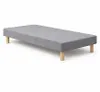 SOMMIER TAPISSIER GRIS 90x200 cm | FABRICATION FRANÇAISE Voir les images du produit 2