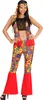 Kostüm Hippie - Verkleidung Hippy Frau Flower Power Dame XL Produktbild-Vorschau 1