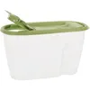 Set di 3 contenitori in plastica da 1 litro con coperchio, Anteprima dell’immagine prodotto 2
