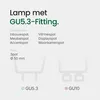 Spectrum LED Spot MR16 GU5.3 Mat - 6W 500lm 6000K - Koudwit Productafbeelding-voorbeeld 5