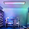 ZMH LED Deckenleuchte Panel Dimmbar Lang RGB lampe Produktbild-Vorschau 4