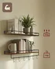 VASAGLE Wandregal 2er Set, Wandboard mit Stange, Produktbild-Vorschau 4