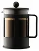 Bodum Kenya, 0,5 l, Schwarz, 4 Tassen, Glas, Glas Produktbild-Vorschau 1