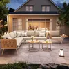 Flieks Gartenmöbel-Sets 6 Sitzer, Gartenlounge-Set mit 2 Produktbild-Vorschau 3
