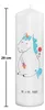 Mr. & Mrs. Panda Kerze Einhorn Baby 29 x 8 cm XL - Weiß - Produktbild-Vorschau 2