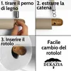 DEKAZIA® porta rotolo da cucina portarotolo da cucina Anteprima dell’immagine prodotto 5