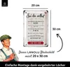 Retro Blechschild, schöne Sprüche Schild, Familienregeln Produktbild-Vorschau 5