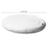 A white inflatable round cover for a hot tub, shown from a side angle on a white background. Podgląd zdjęcia produktu