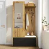 Ensemble vestiaire Merax avec miroir et banc,vestiaire avec Voir les images du produit 1
