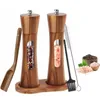 2er Set Salz-/Pfeffermühle Gewürzmühle Set manuell, Produktbild-Vorschau 1