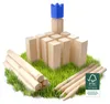 Ocean 5 Kubb 30 x 5,2 cm blaue Krone - Wurfspiel Produktbild-Vorschau 1