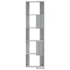 vidaXL Regál 5 políc Grey Sonoma 50x50x179 cm Materiál na Náhľad obrázku produktu 4