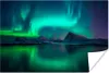 MuchoWow® Poster Nordlichter - Berge - Norwegen 120x80 cm - Produktbild-Vorschau 2