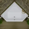 ECOLAM Baignoire d'angle IRMA 140 x140 cm + tablier | Voir les images du produit 2