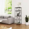 A living room scene with a sofa, a window, and a shelving unit. Produktbild-Vorschau