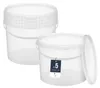BenBow Seau avec couvercle 10L x5 Transparent - qualité Voir les images du produit 1