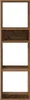 Libreria effetto legno antico 34x31x112 cm materiale a base Anteprima dell’immagine prodotto 4