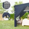 Outsunny Pavillon 2,5x2,5m wasserabweisend Stabil Produktbild-Vorschau 8