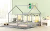 Doppel-Hausbett 90x200 cm,Hausbett mit Geländer, Produktbild-Vorschau 7