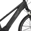 Close-up of an electric bicycle frame with the brand name visible. Produktbild-Vorschau