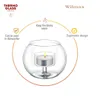 Wilmax Teelichthalter 10 x 8 cm Glas Transparent Produktbild-Vorschau 4