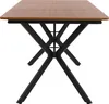 Tavolo da pranzo ML-Design marrone scuro 180x80x75 cm, Anteprima dell’immagine prodotto 3