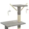 vidaXL Tiragraffi per gatti con colonne in sisal 138 cm Anteprima dell’immagine prodotto 5