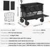 SucceBuy Carrello pieghevole a due piani, carrello Anteprima dell’immagine prodotto 7