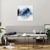 Bilder auf glas - Einteilig - Blau Schwarz Abstraktion - Produktbild-Vorschau 6