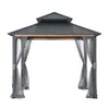 Netz für Sunjoy Zedernholz Gazebo 300cm x 300cm Produktbild-Vorschau 2
