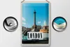 Blechschild Reise 20x30cm London UK Brunnen Trafalgar Produktbild-Vorschau 2