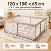 Laufgitter Baby 120x180cm Laufstall Baby mit Matratze, Produktbild-Vorschau 12