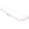 vidaXL Półka ścienna 100x20x1,5 cm bambusowa Podgląd zdjęcia produktu 3
