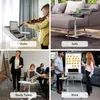 Table d'ordinateur portable Table de bureau avec roulettes Voir les images du produit 4