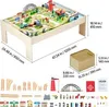 VEVOR Zugtisch, 120 mehrfarbige Holzstücke, Aktivitätstisch Produktbild-Vorschau 7