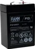 A black battery with labels and warnings. Produktbild-Vorschau