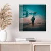 DEQOART Glasbild Echtglas 50x50 cm 'Himmelsgleiter' Produktbild-Vorschau 4