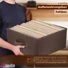 Úložný textilný box LAVITA tmavohnedý 31x31x15 Náhľad obrázku produktu 6