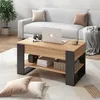 Couchtisch Vicco Lifto Eiche/Anthrazit 92 x 51 cm mit Produktbild-Vorschau 5